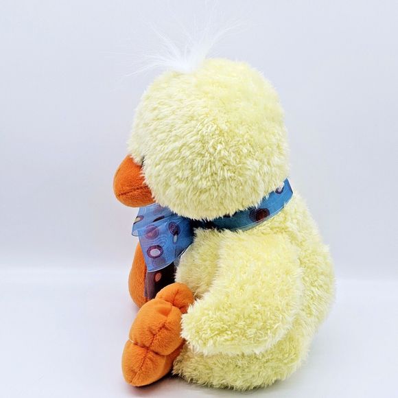 Sugar Loaf Baby Chick Plush Easter Gift Spring Polka Dot Bow Stuffed Animal 11" - Picture 10 of 11